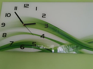 samolepiaca fólia - hodiny
